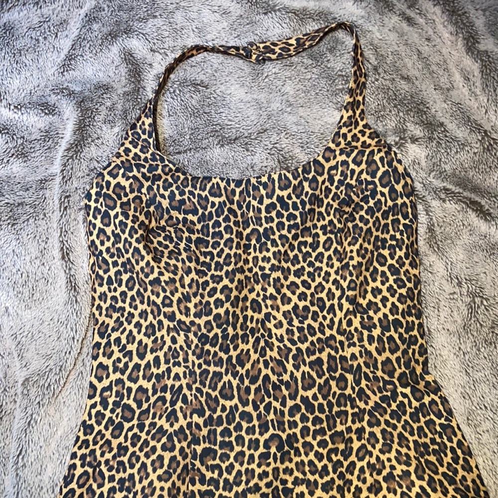 Adorable Vintage 90’s Cheetah Halter Dress